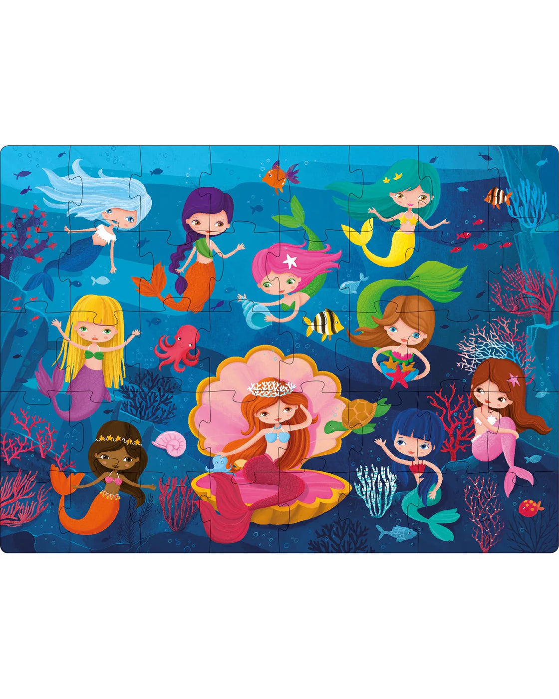 3D Puzzle & Book Set | Learn Numbers with Mermaids