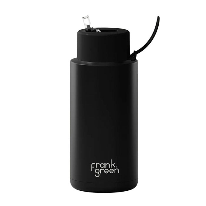 Ceramic Reusable Bottle 1L | Midnight