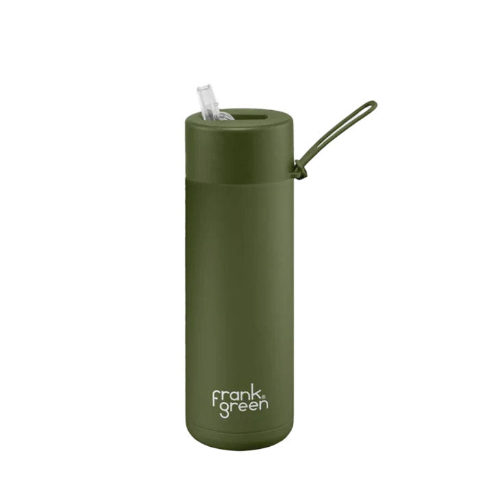 Ceramic Reusable Bottle 595ml | Khaki