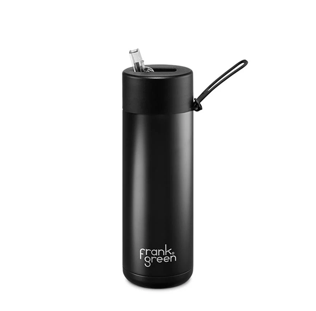 Ceramic Reusable Bottle 595ml | Midnight