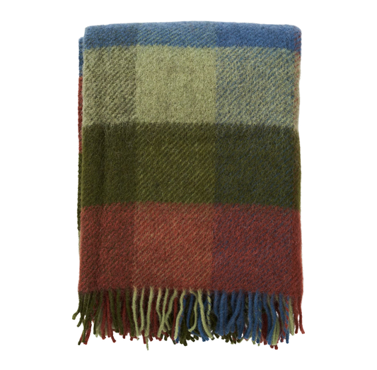 Klippan Gotland Wool Blanket | Green
