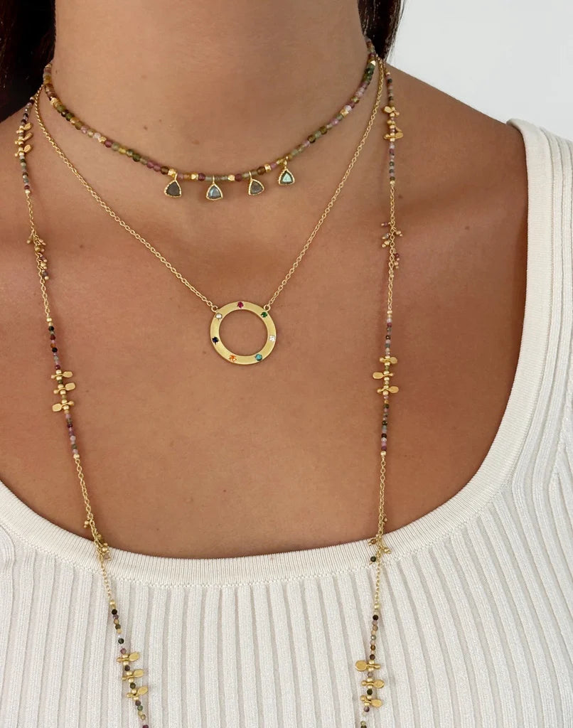 Multi Tourmaline Mamounia Necklace