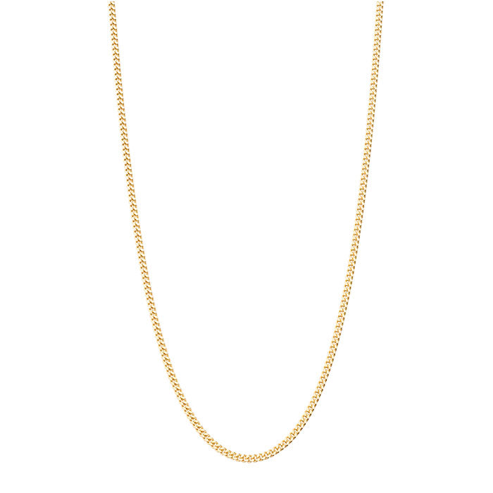Curb Chain 16-18" | 18K Gold Vermeil