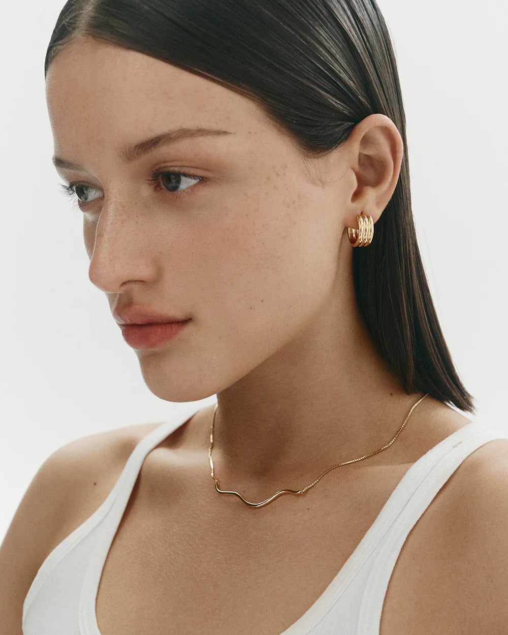 Float Necklace | 18k Gold Plated