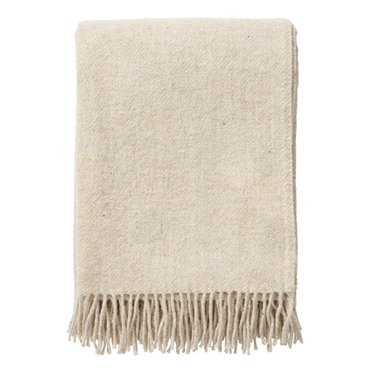 Earth Recycled Wool Blanket | Creme