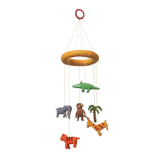 Safari Hand Felted Mobile