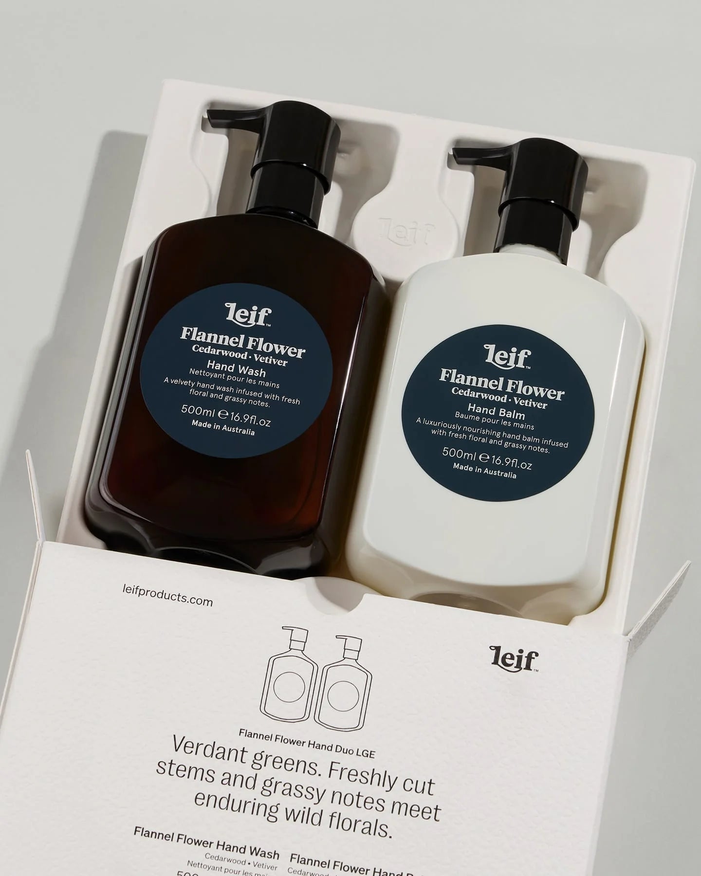 Hand Duo Large | Flannel Flower