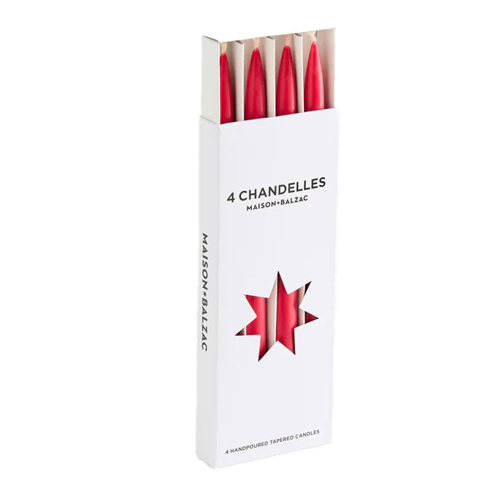 Chandelles x 4 | Rouge