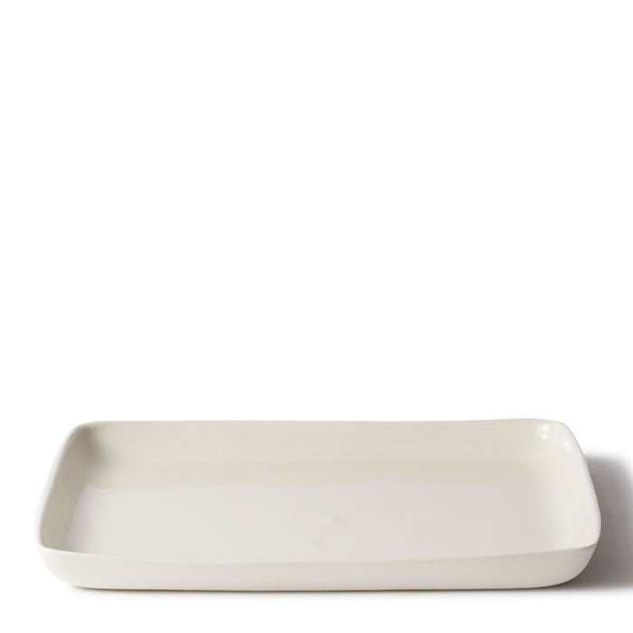 Square Platter | Milk | Large