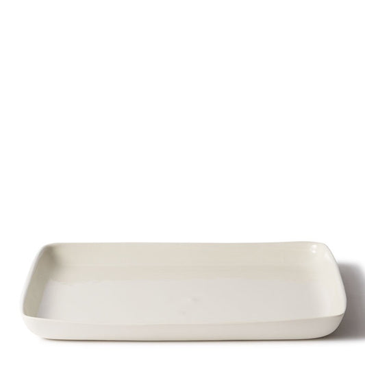 Square Platter | Milk | Large