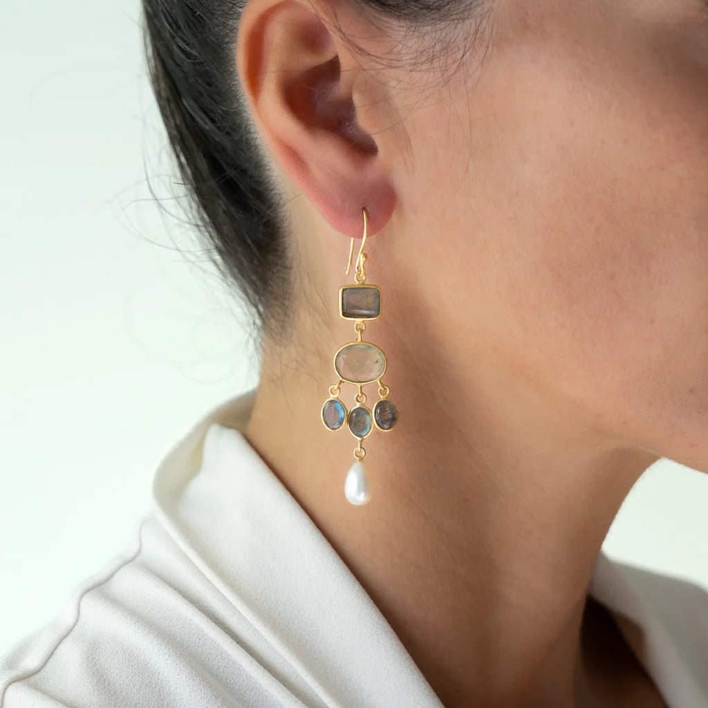 Apatite Purani Earrings