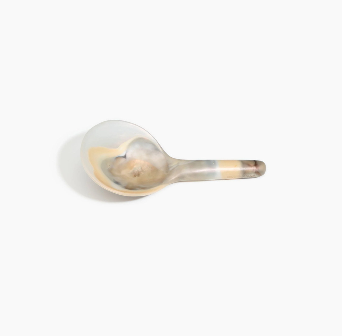 Round Spoon | Sandy Pearl | Large