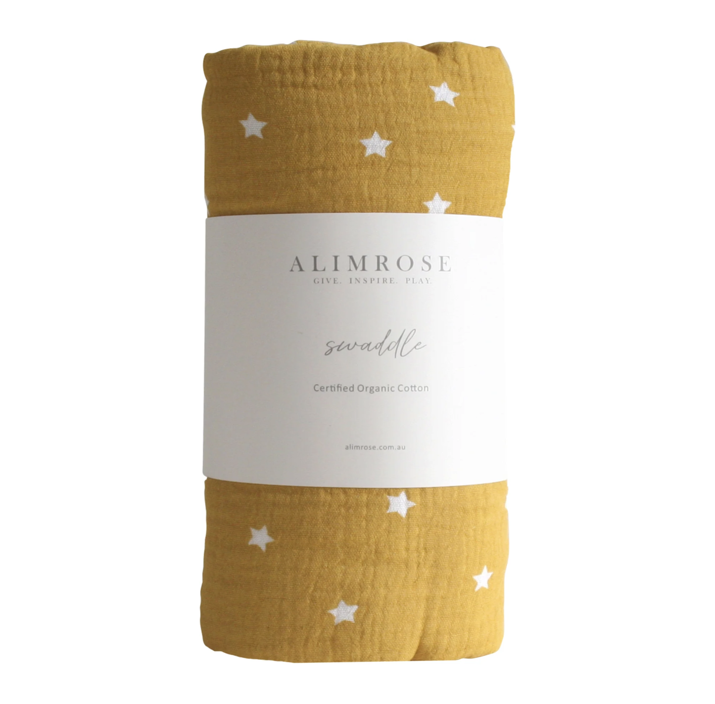 Muslin Swaddle | Starry Night | Butterscotch