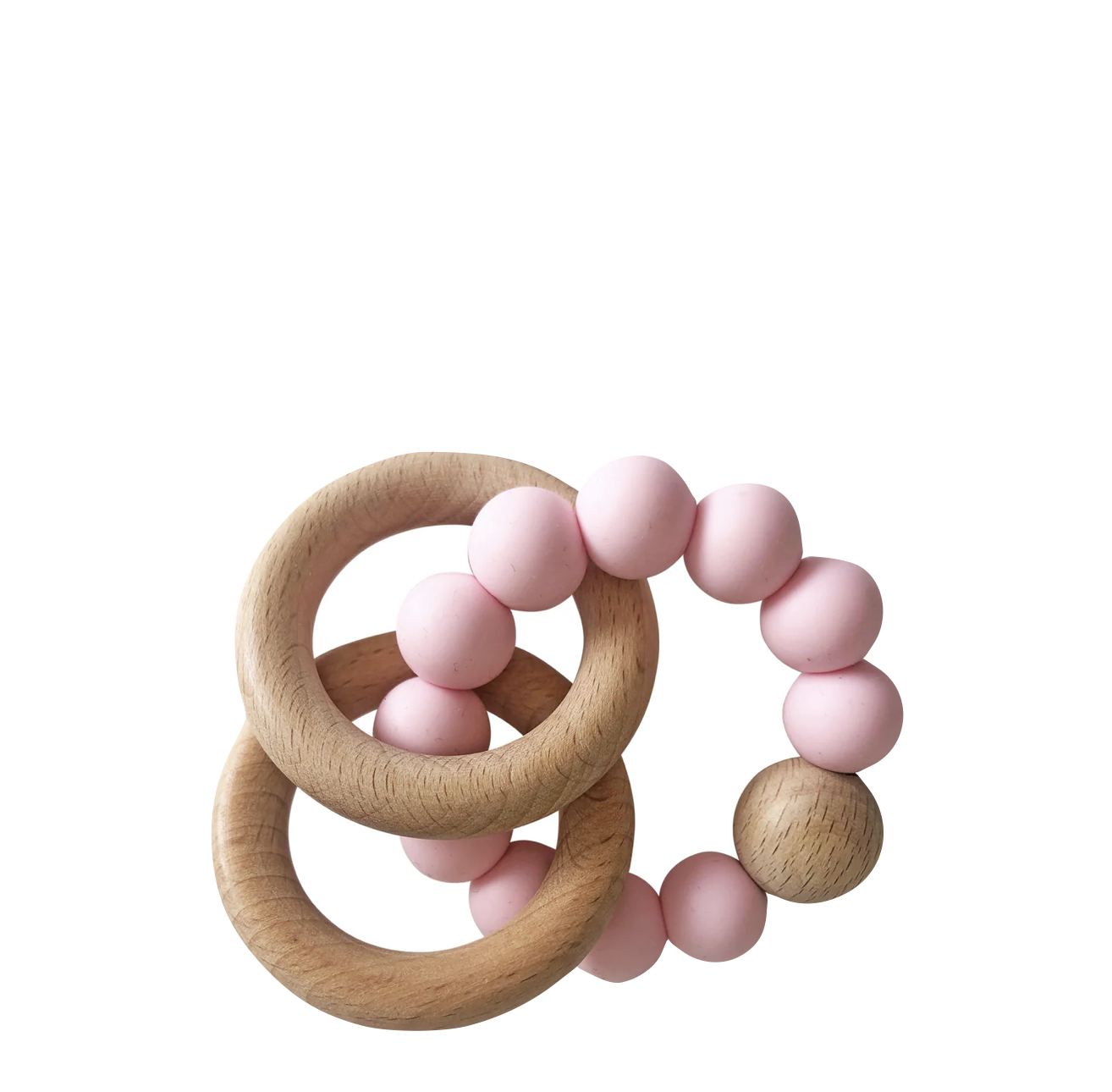 Beechwood Teether Rings | Rosewater