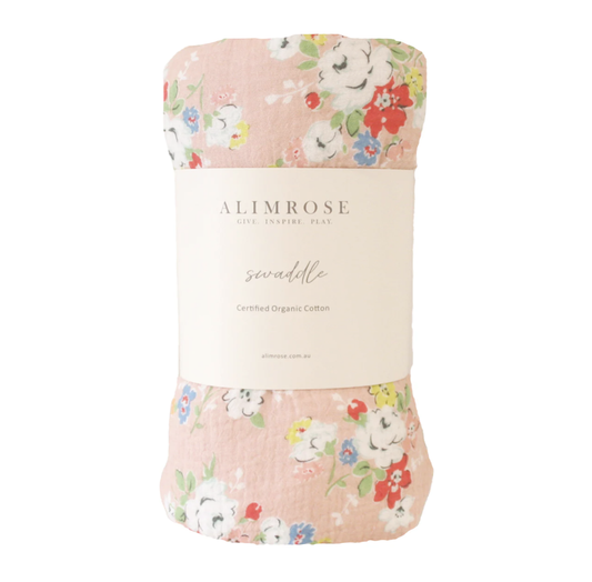 Muslin Swaddle | Vintage Rose