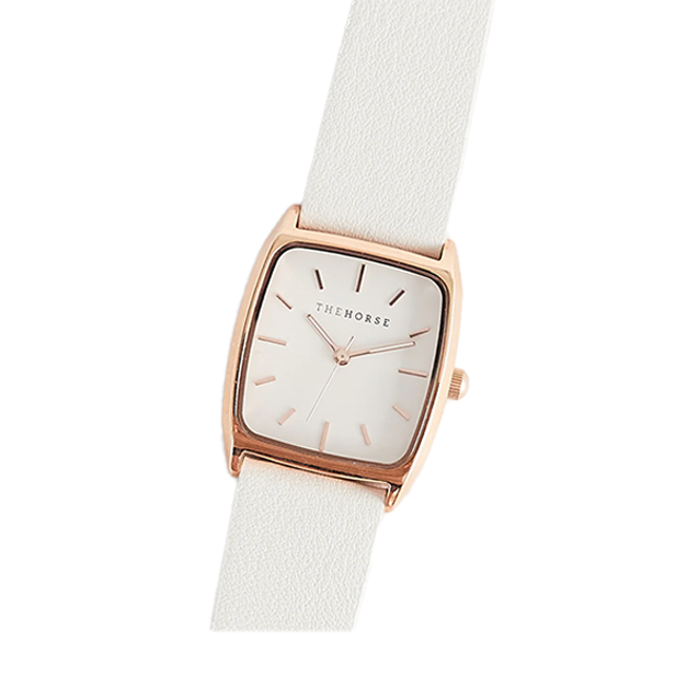 Dress Watch | White + Rose Gold