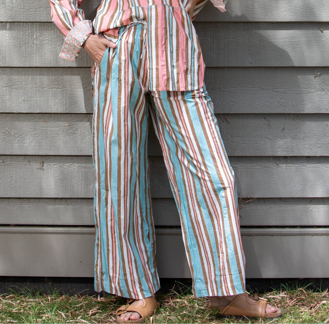 Virginia Palazzo Pant | Wedgewood