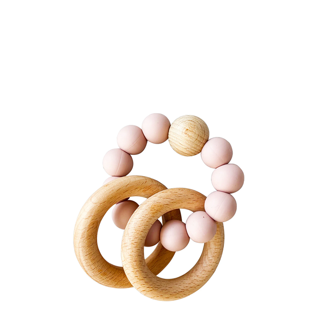 Beechwood Teether Rings | Petal