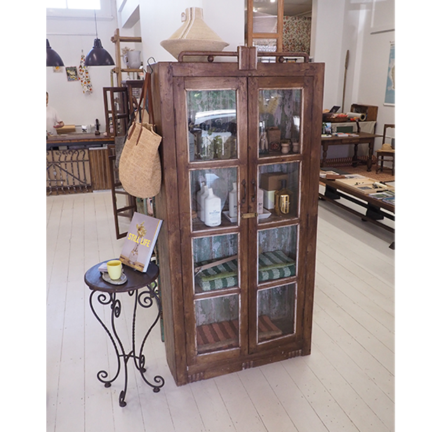 Side Table | Timber + Iron | 41 x 75cm high