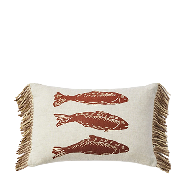 Sardines Tan Cushion | 60x40cm