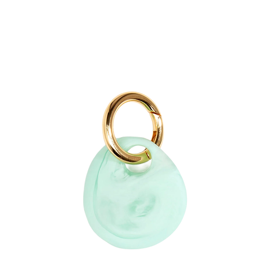 Earth Keyring | Mint | Gunmetal