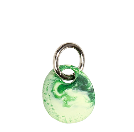 Earth Keyring | Grass | Gunmetal