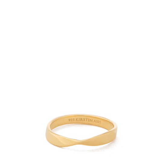 Fold Band Ring | 18k Gold Vermeil