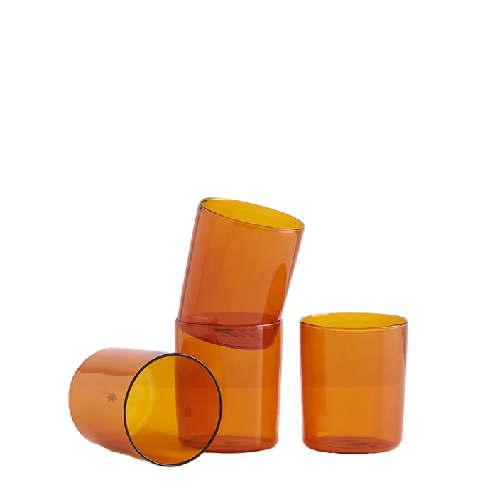 Gobelets x 4 | Amber | Lge