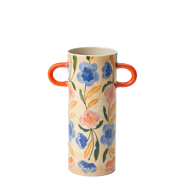 Griffe Tall Vase | Multi Floral