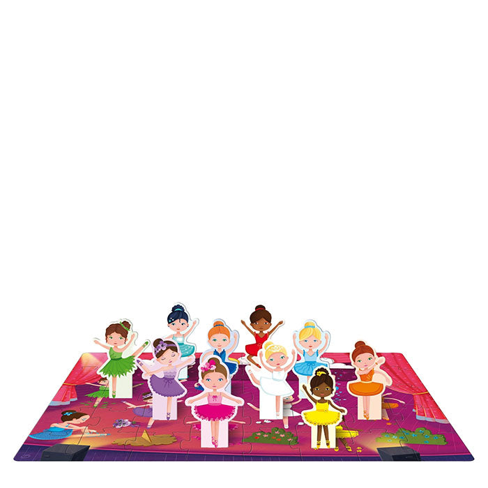 3D Puzzle & Book Set | Learn Colours with Ballerinas