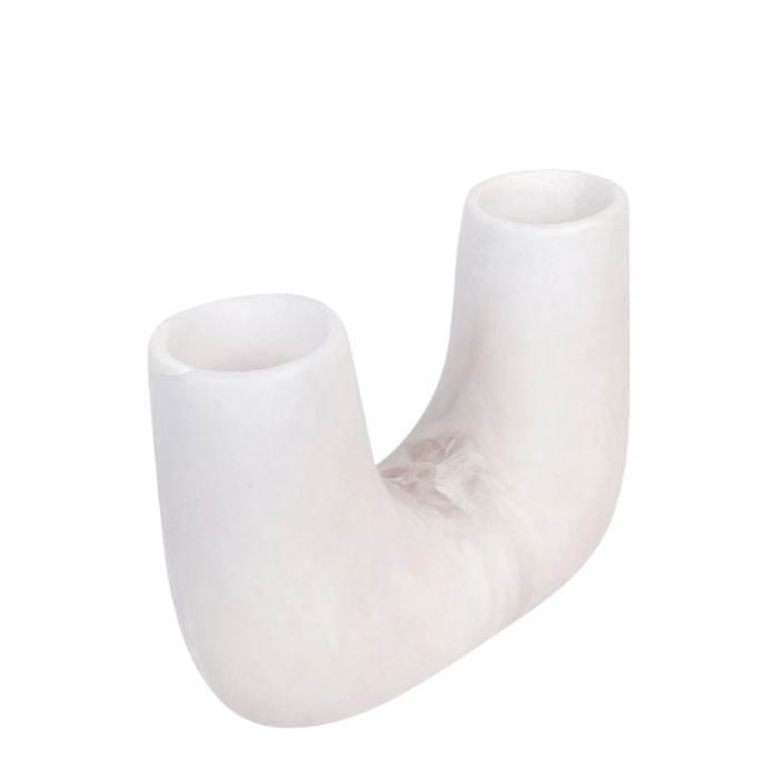 Branch Vase | White Swirl | Medium