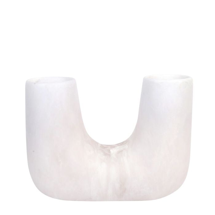 Branch Vase | White Swirl | Medium