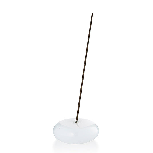 Pebble Incense Holder | White