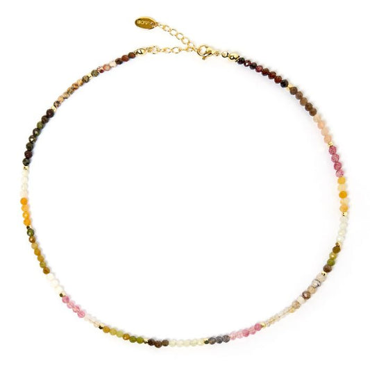 Saffron Gemstone Necklace