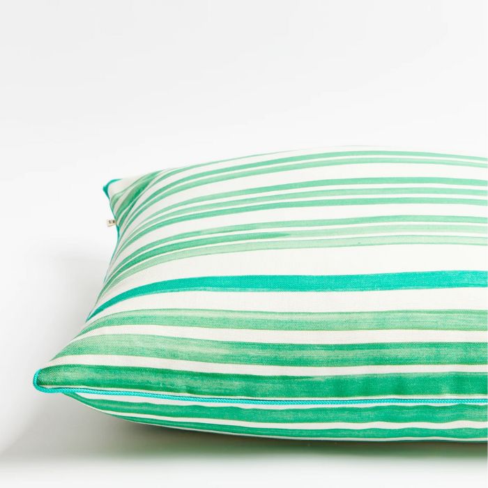 Green Stripe Cover Only 60x60 - No Returns