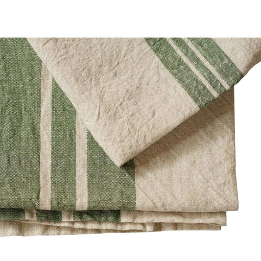 Tea Towel | Olive Stripe