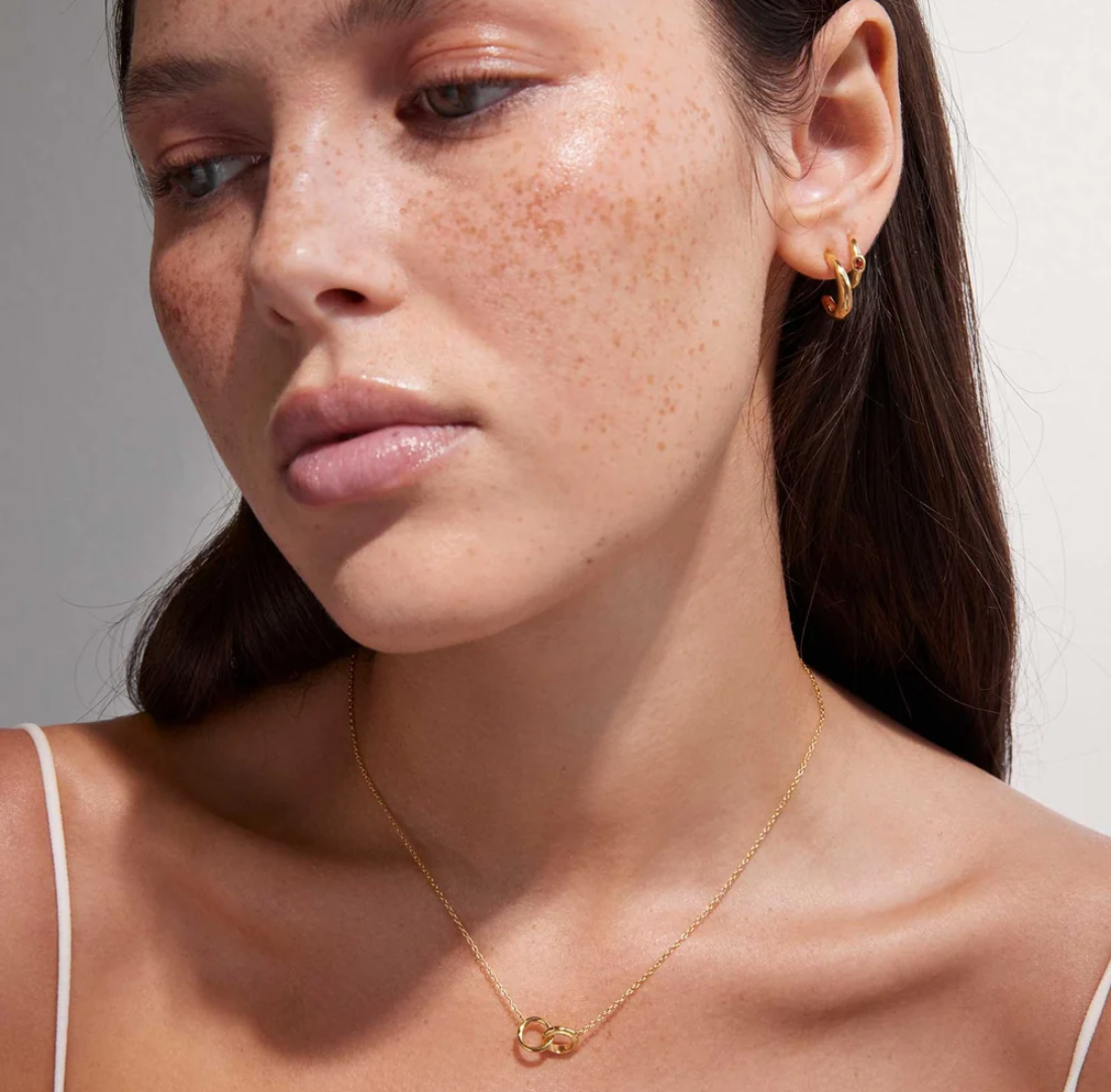 Grace Infinity Necklace | 18K Gold Vermeil