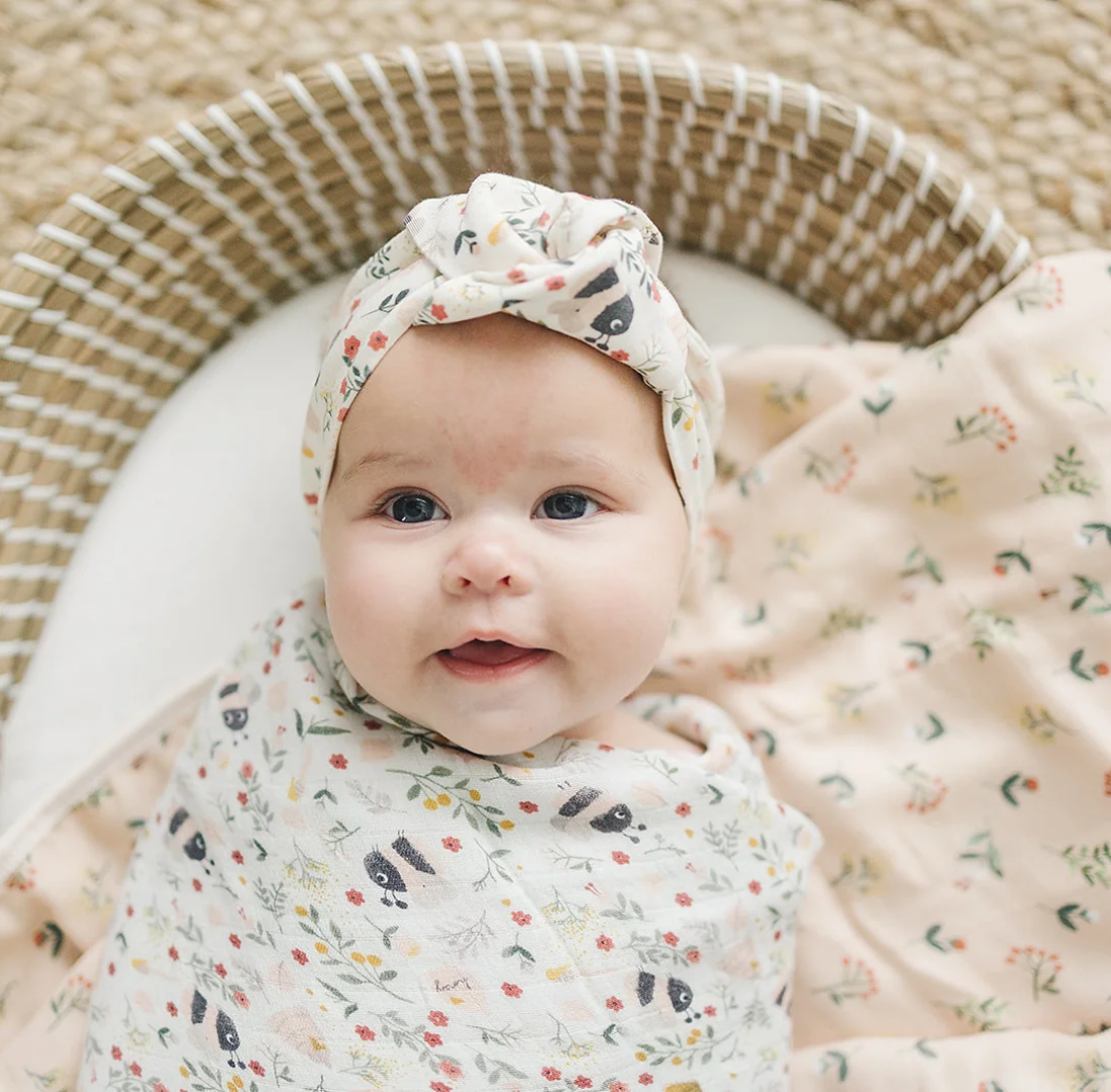 Muslin Swaddle | Bumble Bees