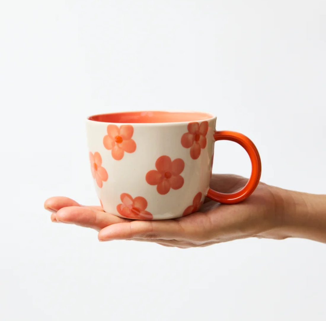 Mug | Daisy | Peach