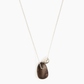 Joie De Vivre Pendant | Cocoa + Silver