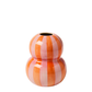 Pink Orange Stripe Vase