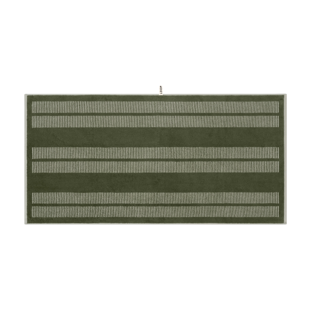 Bath Towel | Dual Dash  | Forest + Sage