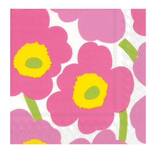 Unikko Light Pink Napkin | 20 Pack
