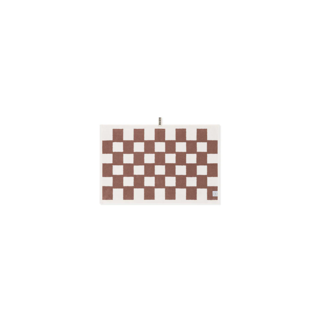 Brick Hand Towel | Coffee + Ivory