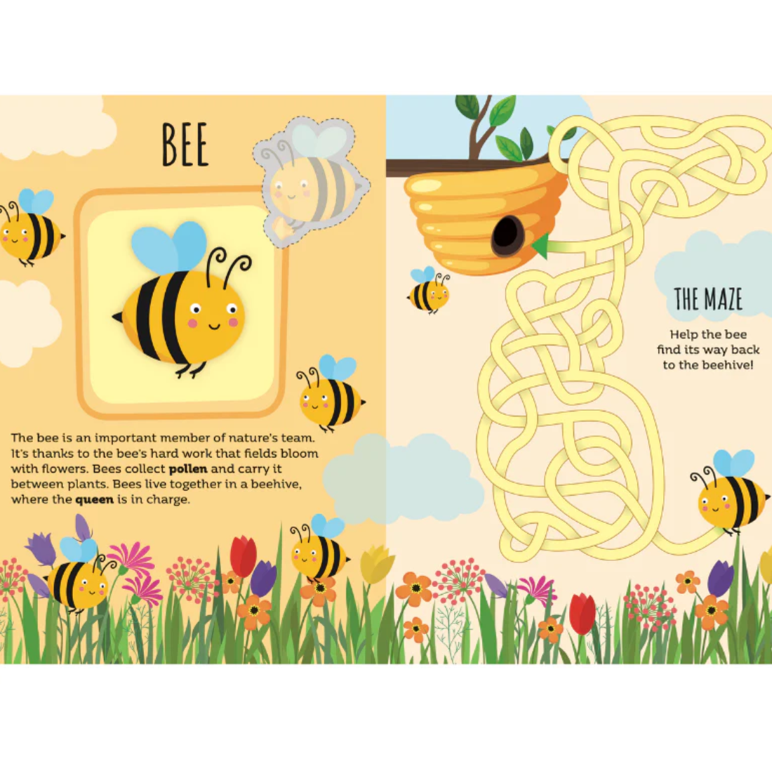 Sticker + Activity Book | The Garden