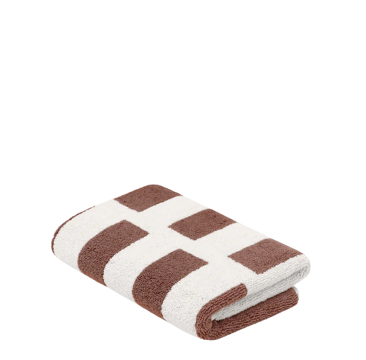 Stack Hand Towel | Coffee + Ivory