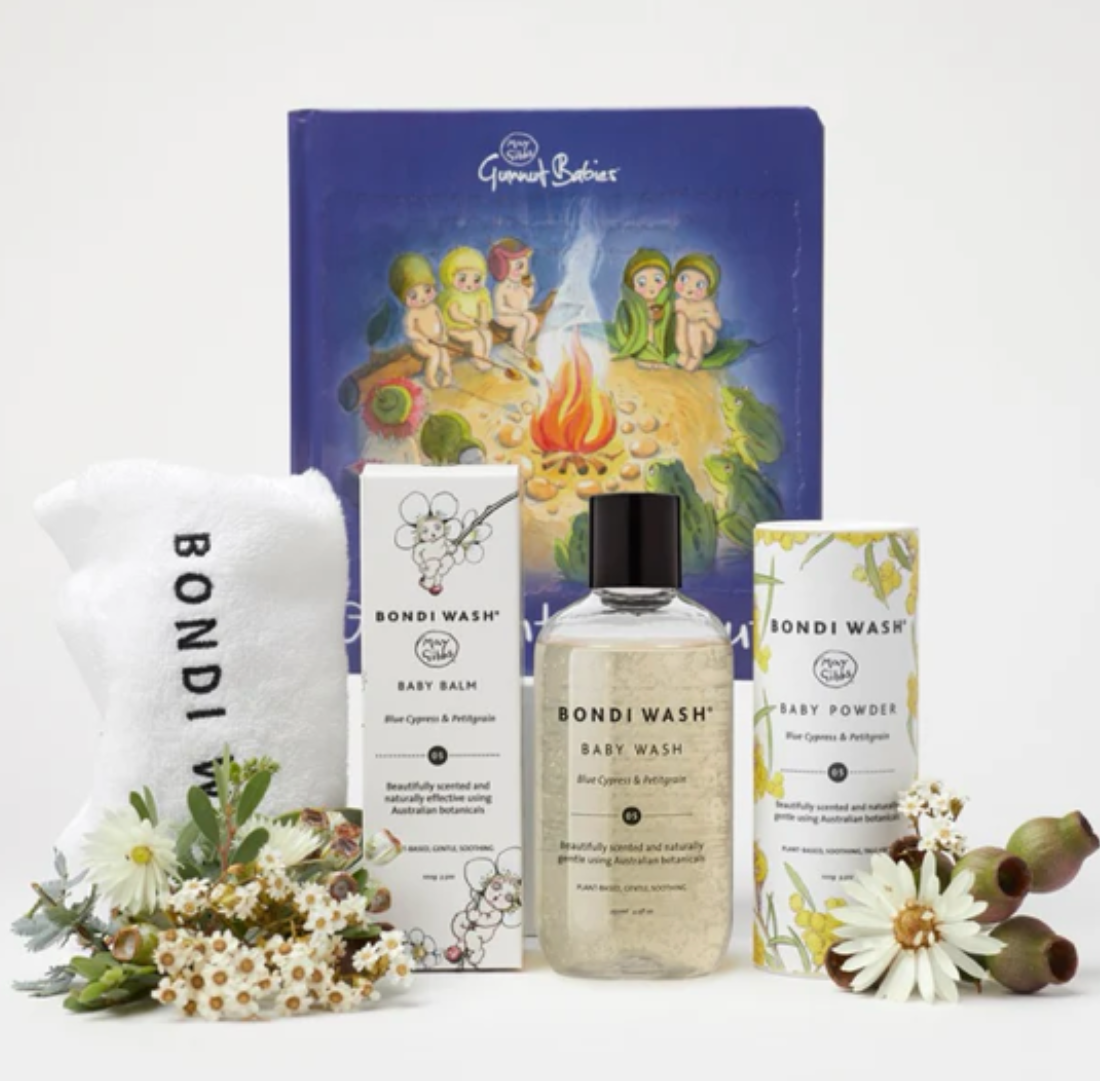 May Gibbs Baby Bedtime Box | Blue Cypress & Petitgrain