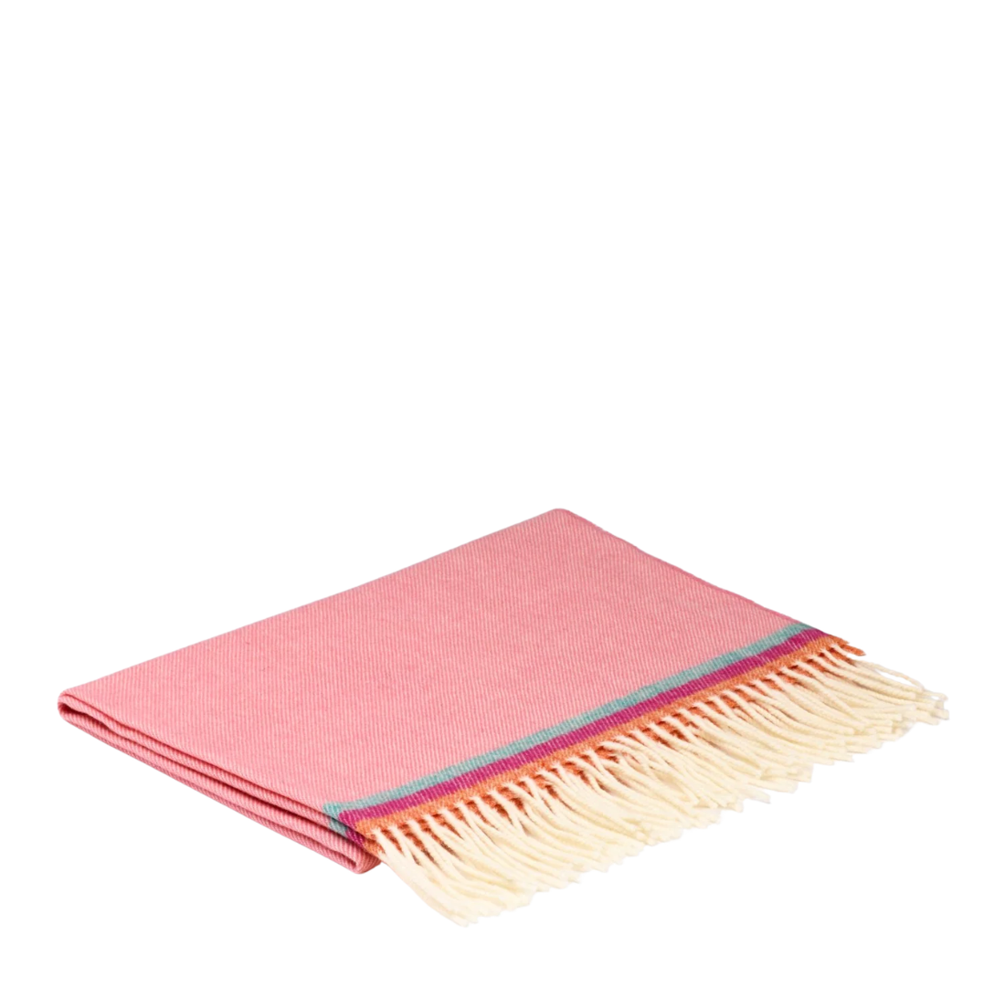 Baby Lambswool Blanket | Pink Flamingo