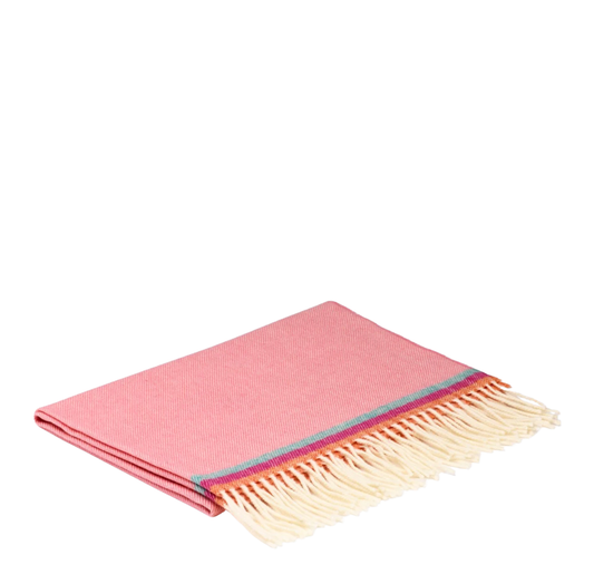 Baby Lambswool Blanket | Pink Flamingo
