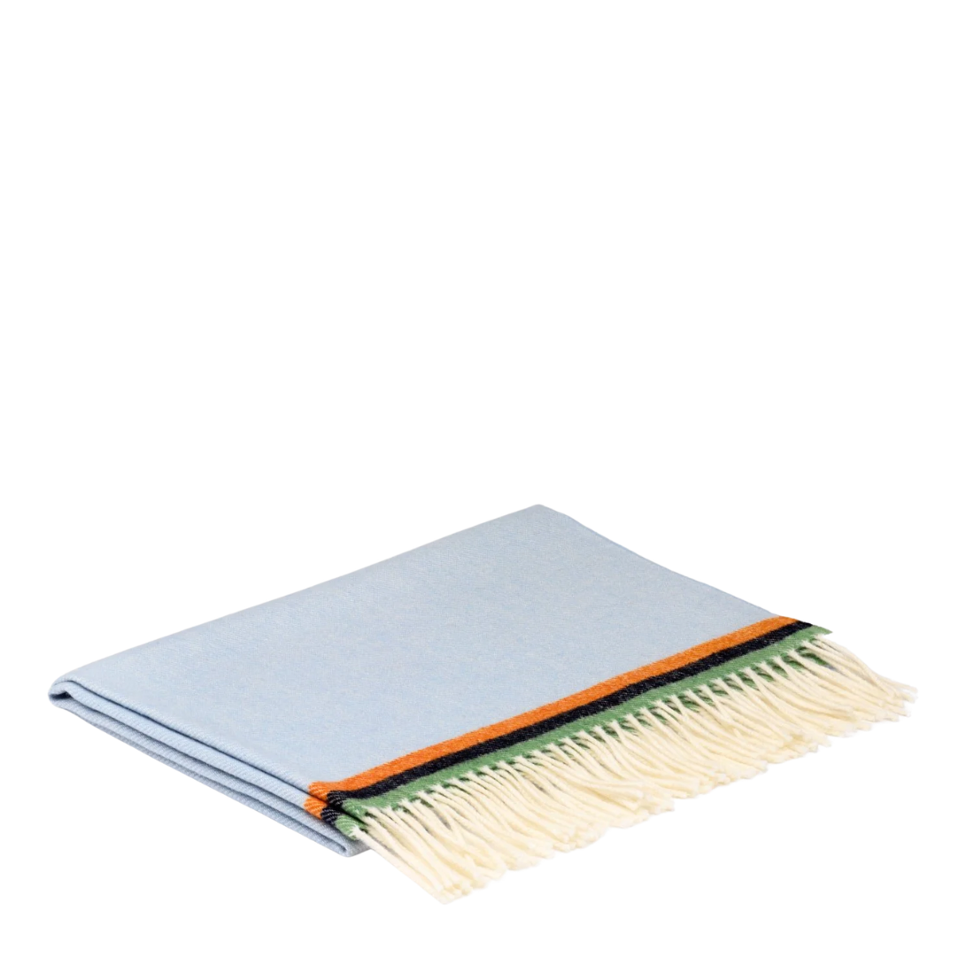 Baby Lambswool Blanket | Pirate Blue